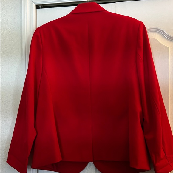 Calvin Klein Vibrant Red Women's Blazer - Picture 4 of 4